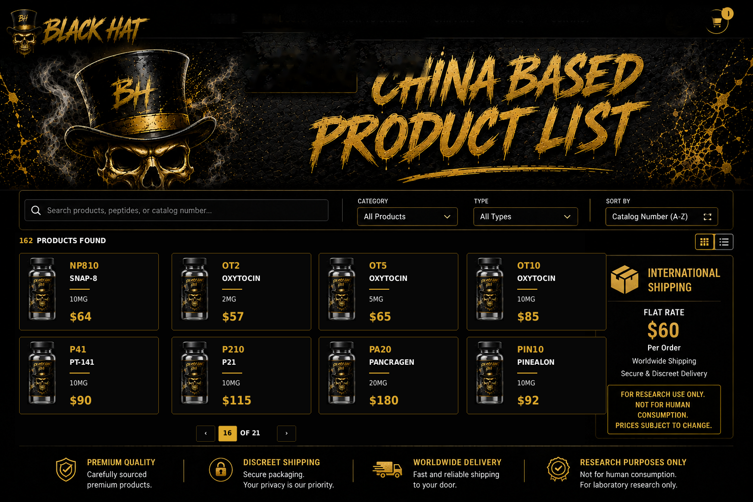 Black Hat China Based Product List page 16
