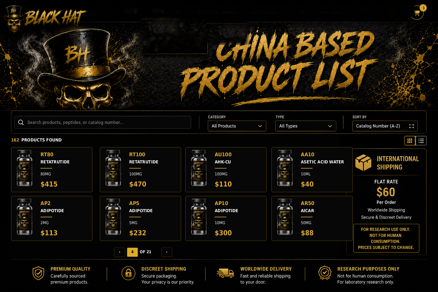 Black Hat China Based Product List page 4
