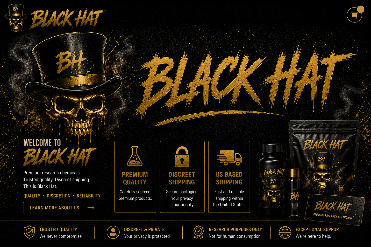 Black Hat homepage