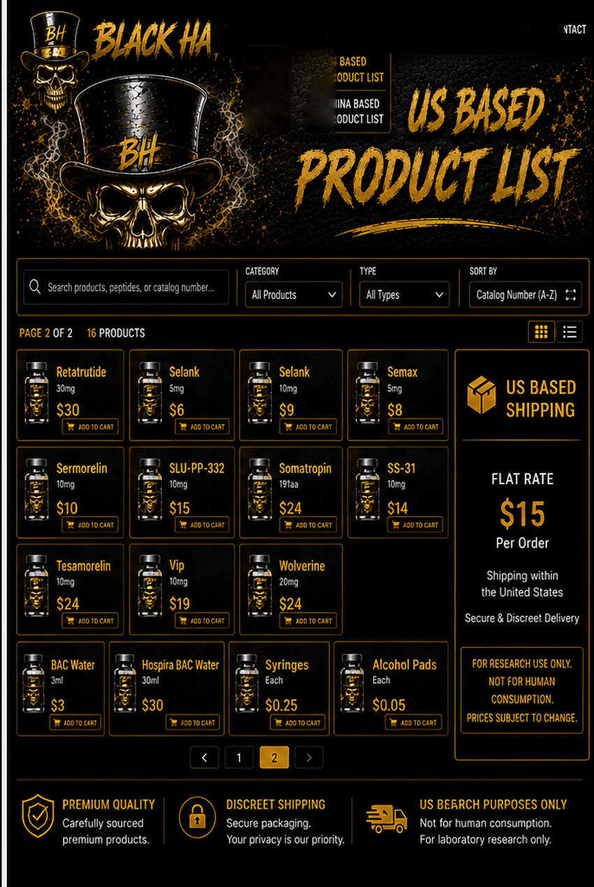 Black Hat US Based Product List page 2